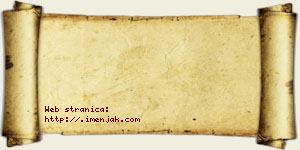 Andjelina Štrbac vizit kartica